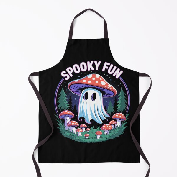 Item preview, Halloween Cottagecore Aesthetics Spooky Ghost Mushroom 2 designed and sold by BeetleMalon.