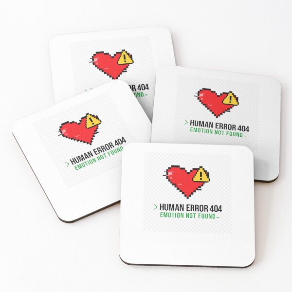 Item preview, Human Error 404 | Emotion Not Found designed and sold by MaxVibesWear.