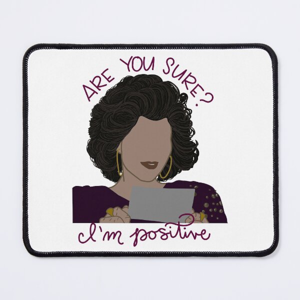 Item preview, Are you sure? I'm positive (burgundy) designed and sold by BrushedByGrace.
