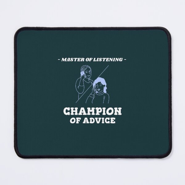 Item preview, Master of listening, champion of advice - counseling psychologist designed and sold by TaurusC95.