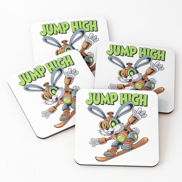 Item preview, Jump High – Steampunk Rabbit Snowboarder Cute designed and sold by Taans-Creation.