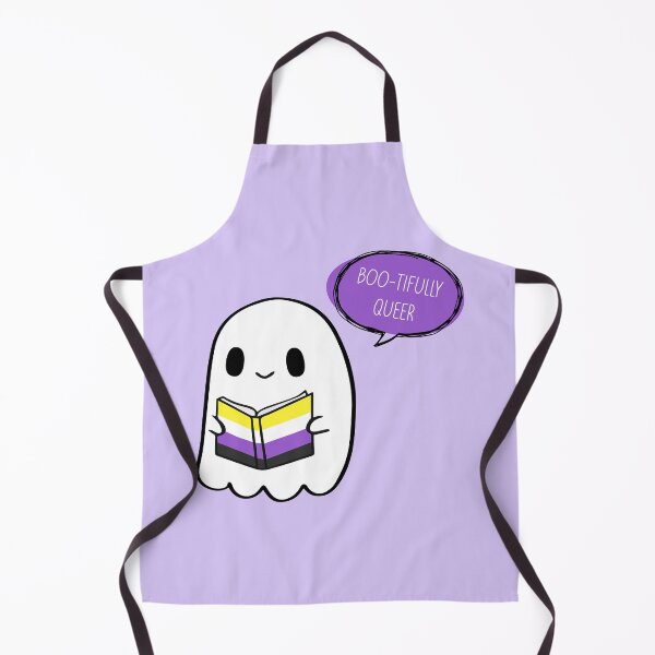 Item preview, Boo-tifully Queer – Cute Nonbinary Ghost Pride Art designed and sold by Cannaxes Studio.