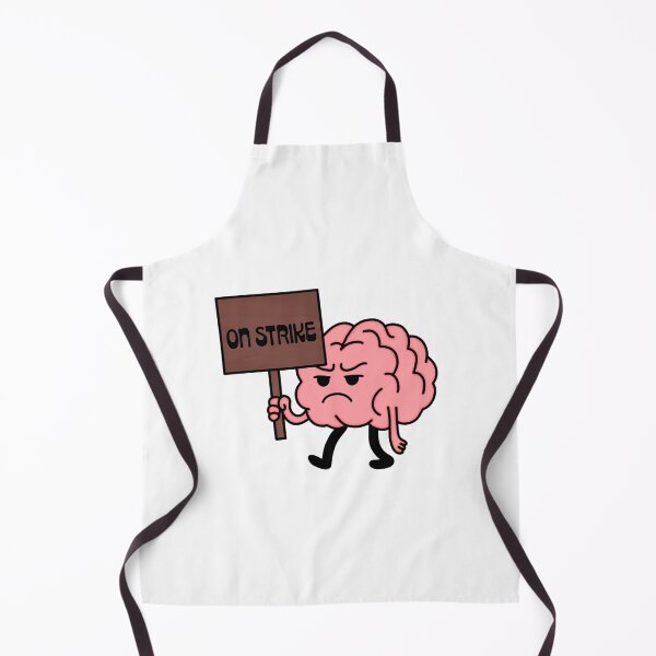 Item preview, On Strike - Brain Cartoon designed and sold by andreamorgann.