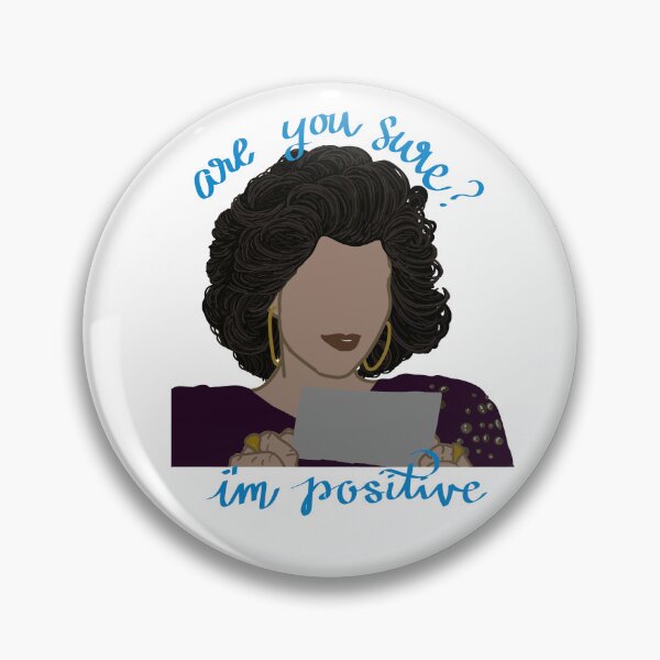 Item preview, Are you sure? I'm positive (blue) designed and sold by BrushedByGrace.