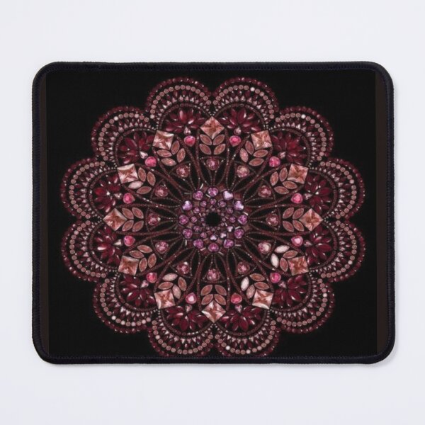 Item preview, Crimson jewel Mandala Artwork designed and sold by NivyasArtistry.
