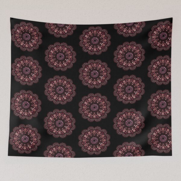 Item preview, Crimson jewel Mandala Artwork  designed and sold by NivyasArtistry.