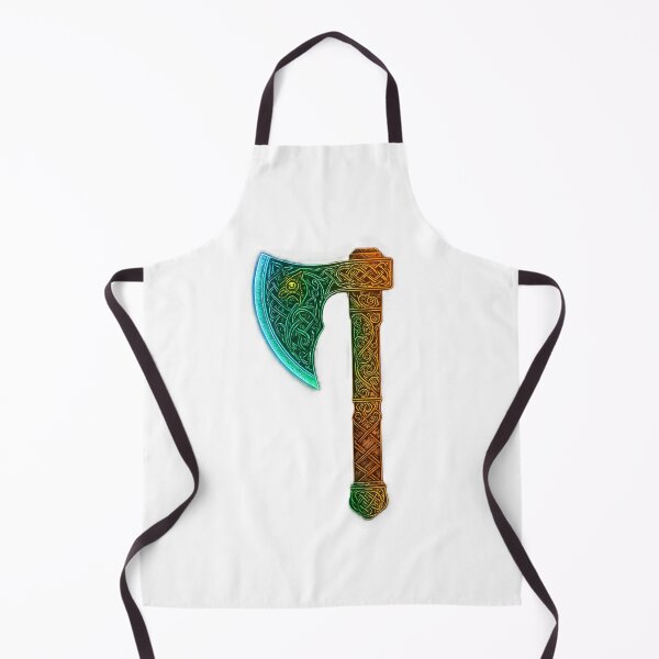 Item preview, Glowing Norse Axe Digital Illustration designed and sold by CelticSoulShop.