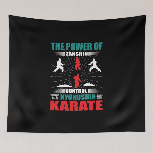 Item preview, Kyokushin Karate Zanshin Design designed and sold by RetroMaritalArt.