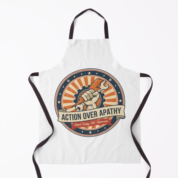 Item preview, Action Over Apathy | Start Today, Not Tomorrow designed and sold by DailyVibesMerch.