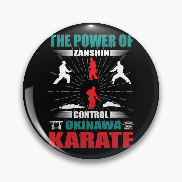Item preview, Okinawa Karate Zanshin Design designed and sold by RetroMaritalArt.