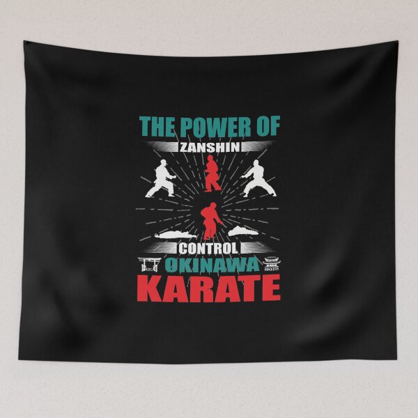 Item preview, Okinawa Karate Zanshin Design designed and sold by RetroMaritalArt.