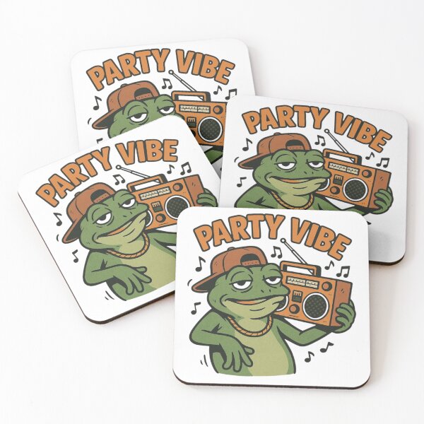 Item preview, Frog Meme Party Vibe designed and sold by Memetrending.