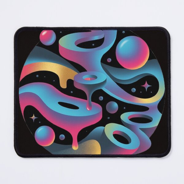 Item preview, A surrealist abstract  design featuring fluid geometric shapes. designed and sold by Lilashakti ⭐️ ⭐️ ⭐️ ⭐️ ⭐️.
