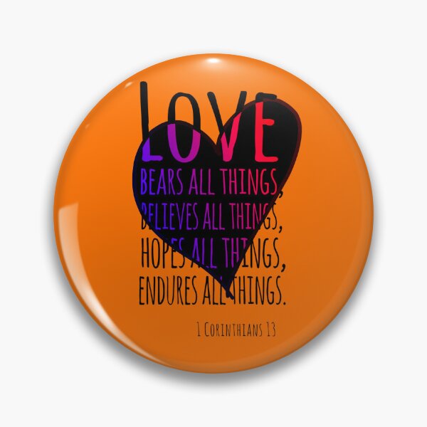 Item preview, Enduring Love: 1 Corinthians 13 Heart Design designed and sold by Alondra.