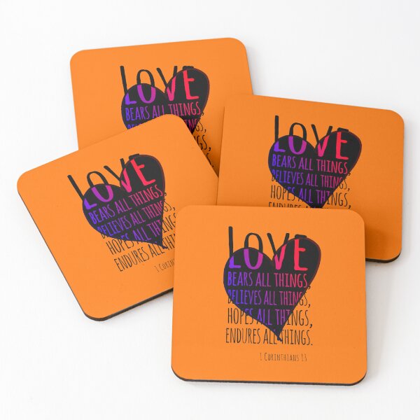 Item preview, Enduring Love: 1 Corinthians 13 Heart Design designed and sold by Alondra.