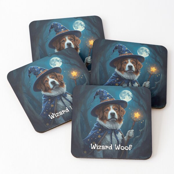 Item preview, Wizard Woof designed and sold by PetJoyPrintsCO.