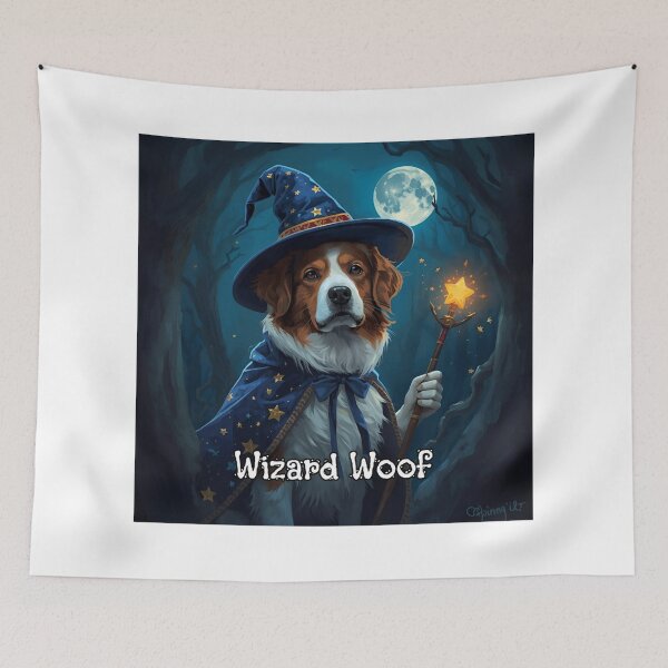 Item preview, Wizard Woof designed and sold by PetJoyPrintsCO.