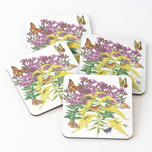 Item preview, Wildflowers, Butterflies, and Pollinators and Honeybees designed and sold by Jedi-Artist.
