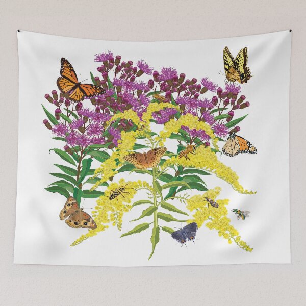 Item preview, Wildflowers, Butterflies, and Pollinators and Honeybees designed and sold by Jedi-Artist.