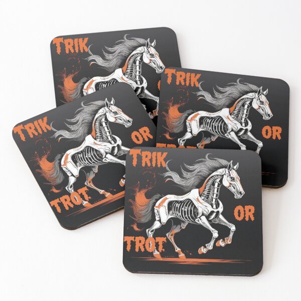 Item preview, Trick or Trot – Halloween Horse Skeleton designed and sold by LolekCraft.