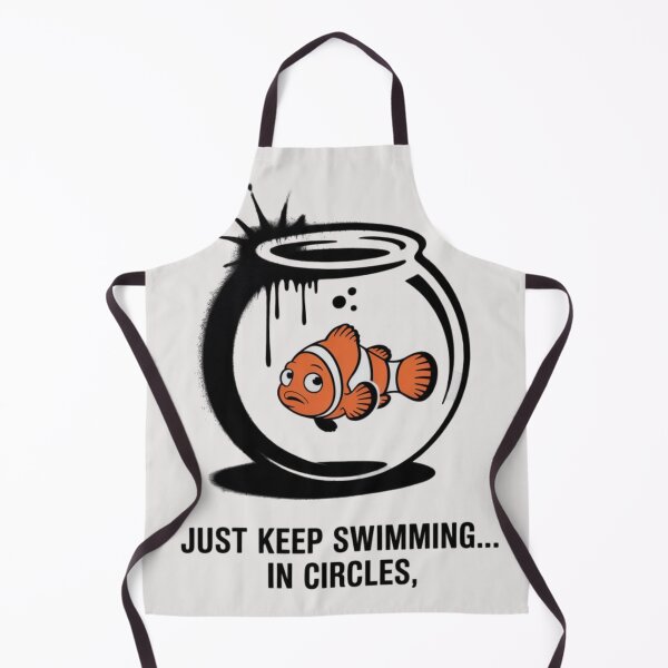 Item preview, Finding Nemo - Just Keep Swimming, In Circles. designed and sold by 123ks.