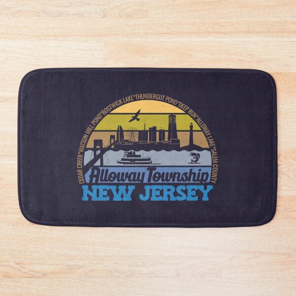 Item preview, Alloway Township New Jersey Sunset Retro Vintage Local Pride Logo designed and sold by CRHPOD20.