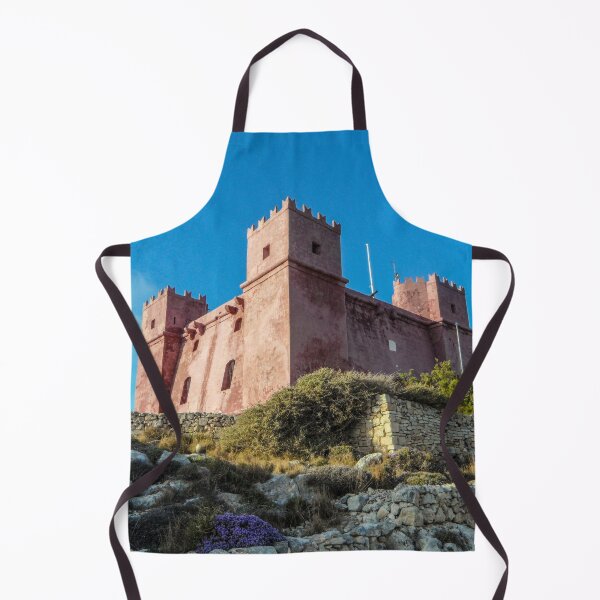 Item preview, Malta St. Agathas Red Tower Mediterranean Summer Panorama designed and sold by eclecTEEq.
