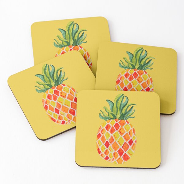 Item preview, Watercolor: Piña designed and sold by DoodlesByPapaya.