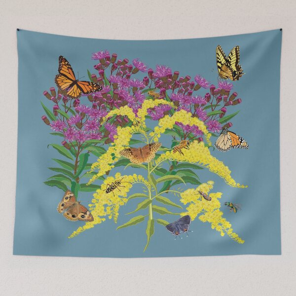 Item preview, Wildflowers, Butterflies, and Pollinators and Honeybees designed and sold by Jedi-Artist.