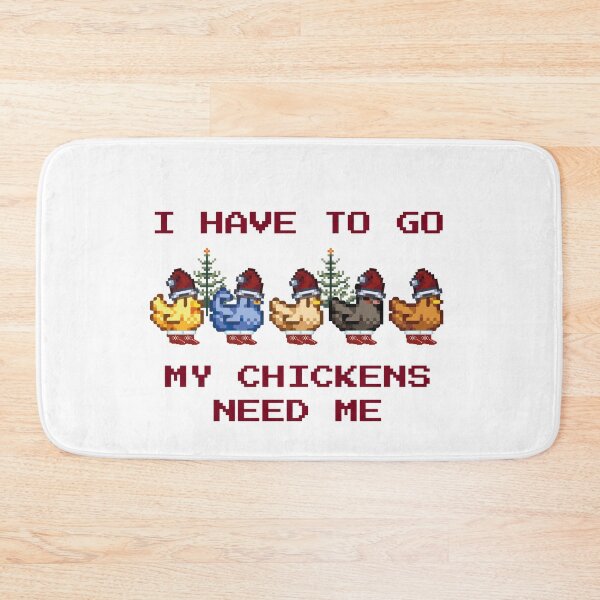 Item preview, Gamer Tee, Stardew Valley Chickens shirt, game tee, I have to go my chickens need me designed and sold by chipmuckdesignn.