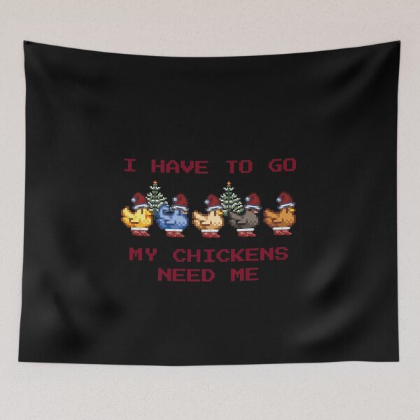 Item preview, Gamer Tee, Stardew Valley Chickens shirt, game tee, I have to go my chickens need me designed and sold by chipmuckdesignn.