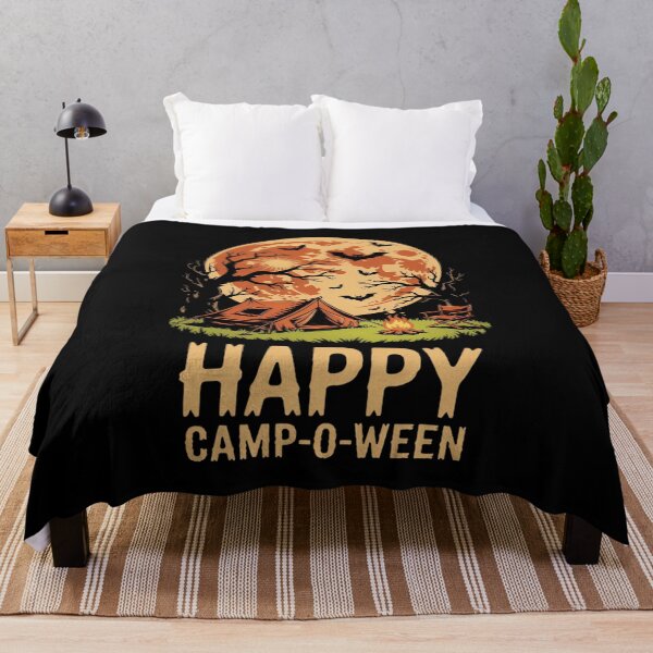 Item preview, Happy Camp-O-Ween Halloween Camping 3 designed and sold by BeetleMalon.