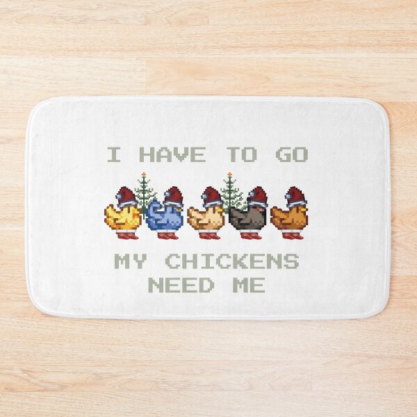 Item preview, Game Tee, Stardew Valley Chickens shirt, gamer tee, I have to go my chickens need me designed and sold by chipmuckdesignn.