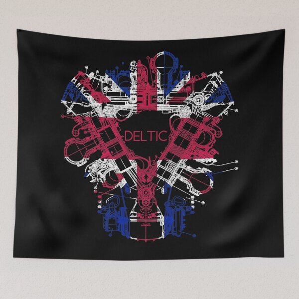 Item preview, Deltic Engine - Union Jack designed and sold by Fanarchist.