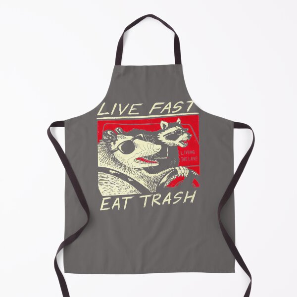 Artikelvorschau, LIVE-FAST-EAT-TRASH-T-SHIRT entworfen und verkauft von HazelMINNICAN.