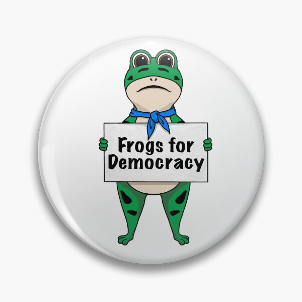 Item preview, Portland Frog - Frogs for Democracy designed and sold by Arcanelle-art.