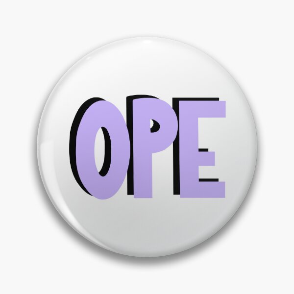 Item preview, Ope in Purple designed and sold by BrushedByGrace.