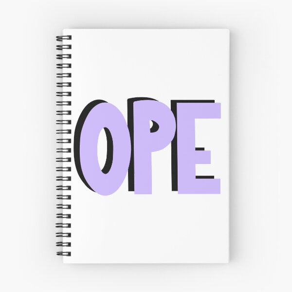 Item preview, Ope in Purple designed and sold by BrushedByGrace.