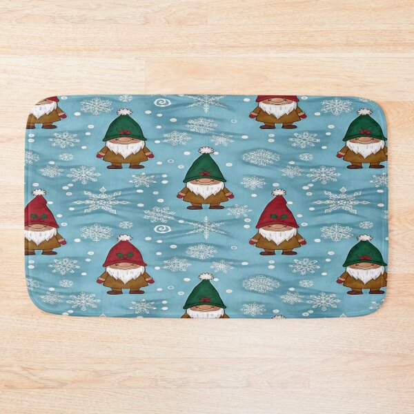Item preview, Winter Gnomes Amid Snowflakes designed and sold by 3littlebears.