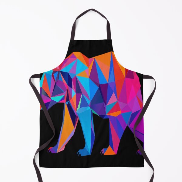 Item preview, Geometric Bear Silhouette – Modern Abstract Animal Art Design designed and sold by MODENESTY.