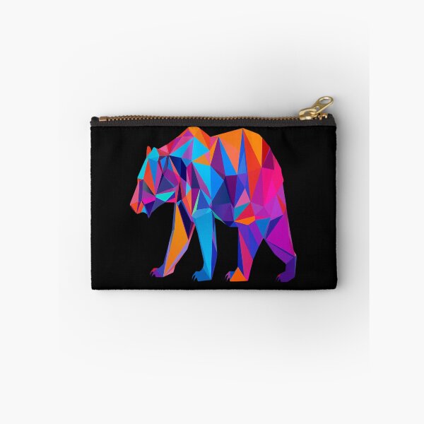 Item preview, Geometric Bear Silhouette – Modern Abstract Animal Art Design designed and sold by MODENESTY.