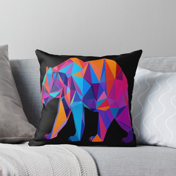 Item preview, Geometric Bear Silhouette – Modern Abstract Animal Art Design designed and sold by MODENESTY.