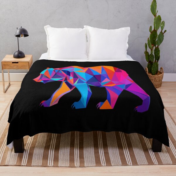 Item preview, Geometric Bear Silhouette – Modern Abstract Animal Art Design designed and sold by MODENESTY.