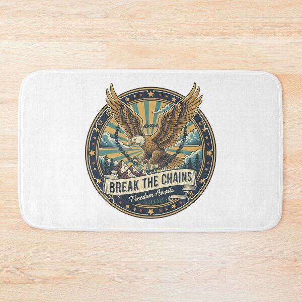 Item preview, Break the Chains | Freedom Awaits designed and sold by DailyVibesMerch.