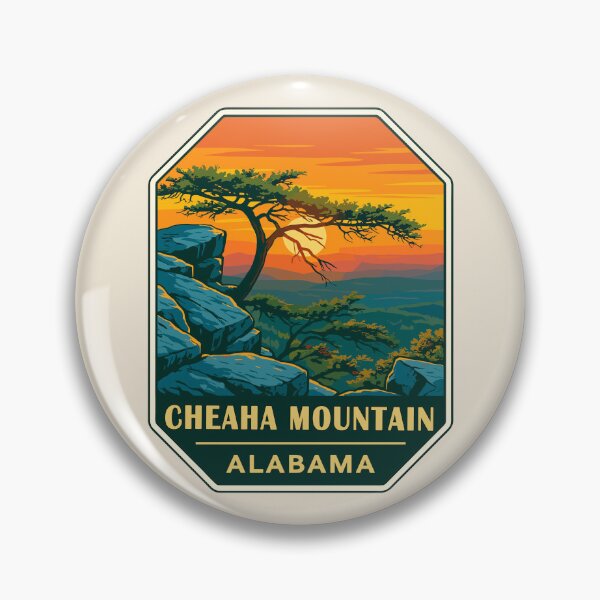 Item preview, Cheaha Mountain Vista – Alabama Vector Landscape designed and sold by Gideon Emmerich.
