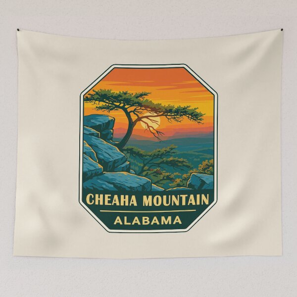 Item preview, Cheaha Mountain Vista – Alabama Vector Landscape designed and sold by Gideon Emmerich.