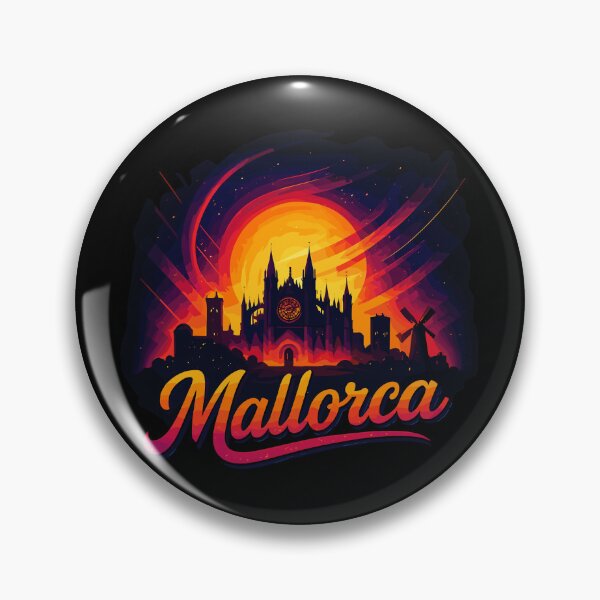 Item preview, Mallorca Island Holiday Silhouette Summer Gift designed and sold by Pineapple-Tree.