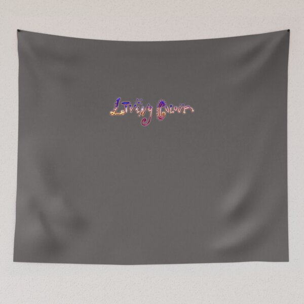 Item preview, LIVING-COLOUR-BAND-LOGO--T-SHIRT designed and sold by MaryRawling.