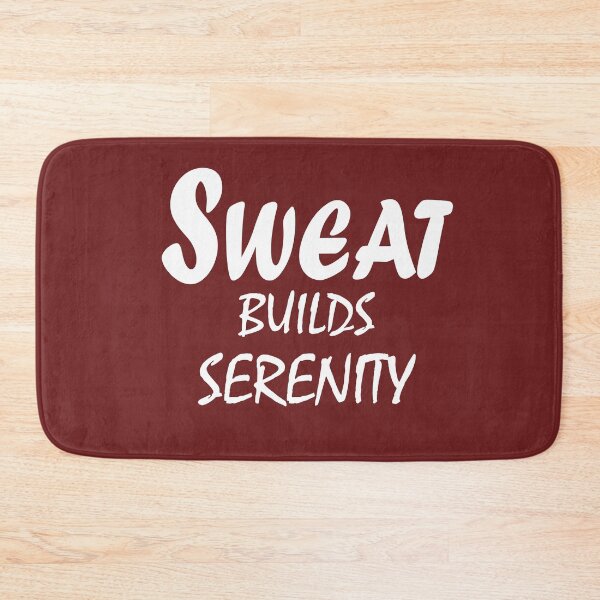 Item preview, Sweat Builds Serenity – Discipline & Strength Quote Design designed and sold by ArtNestVerse.