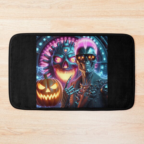 Item preview, Neon Industrial Cyberpunk Skull Horror designed and sold by Voodoo Store Paranormal Collections.